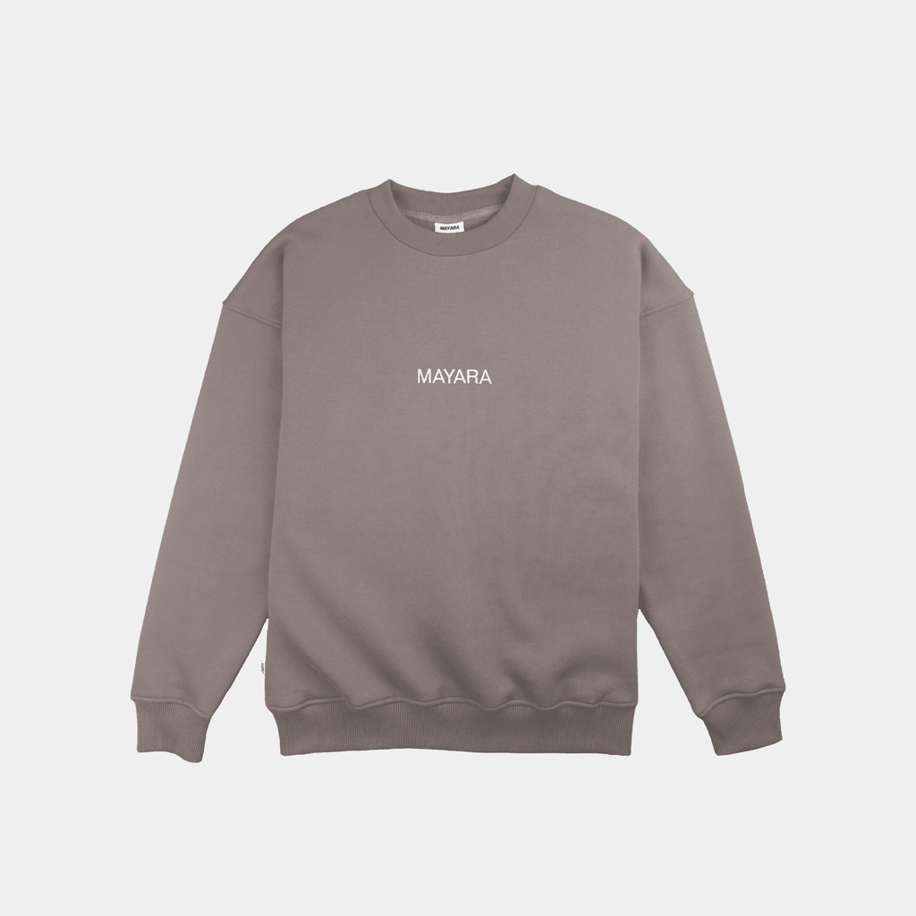 ESSENTIAL - CREWNECK TAUPE