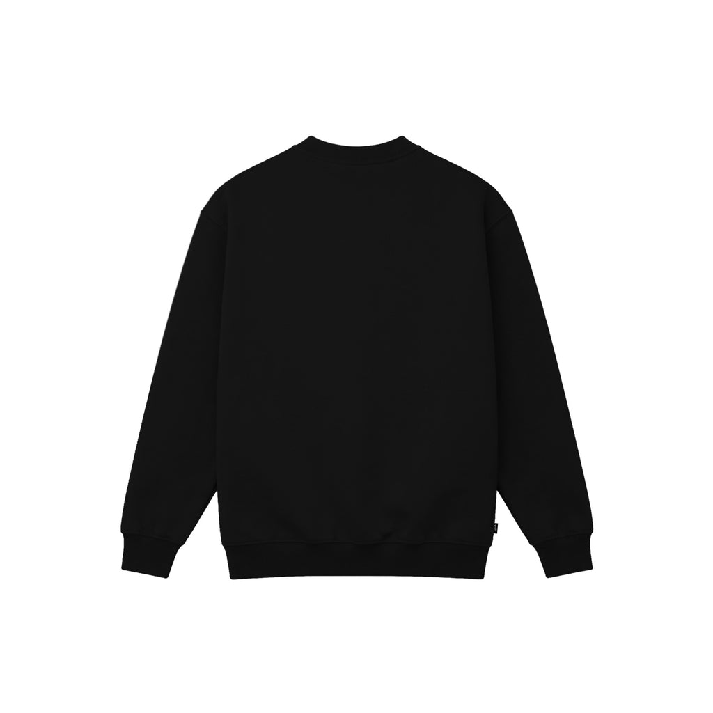 BLACK - HEAVY CREWNECK