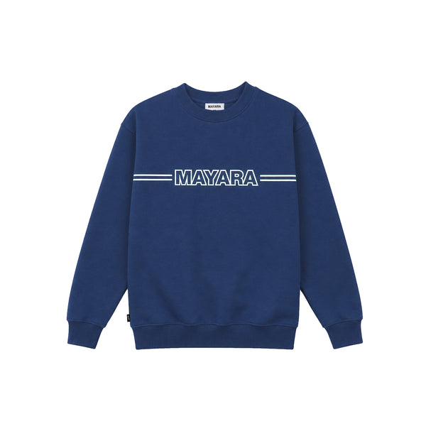 STRIPE | CREWNECK NAVY