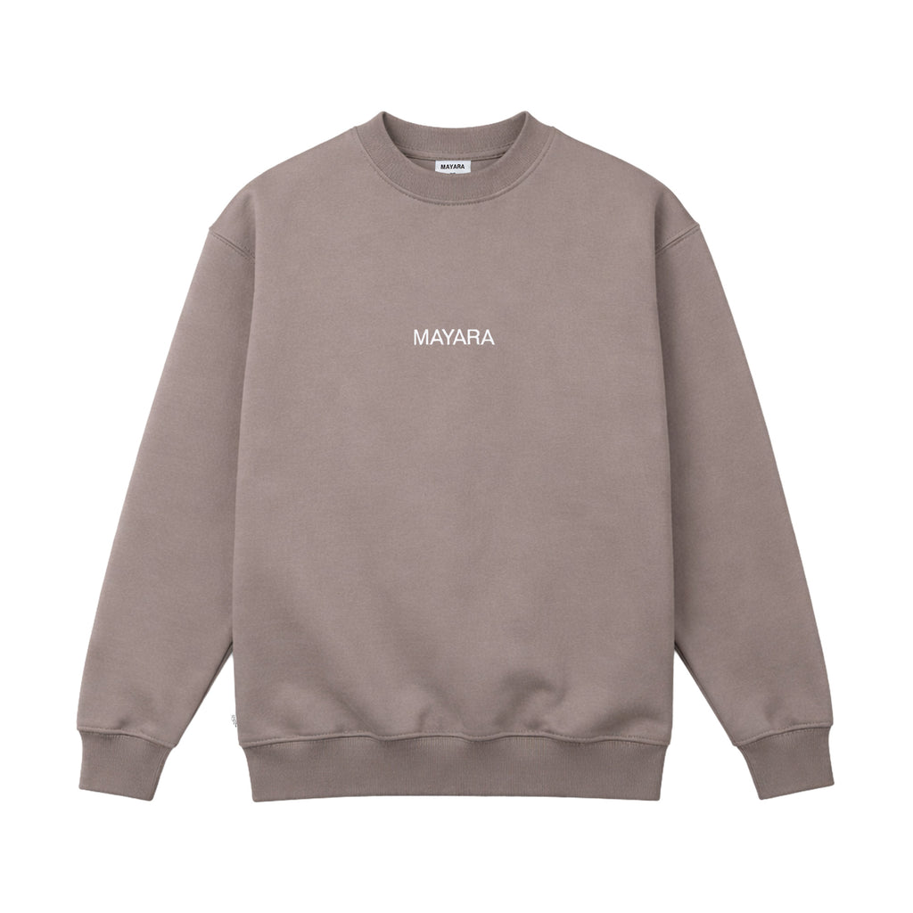 ESSENTIAL - CREWNECK TAUPE