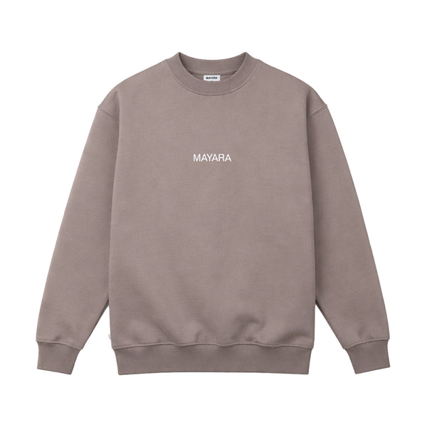 ESSENTIAL - CREWNECK TAUPE