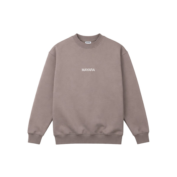 ESSENTIAL - CREWNECK TAUPE